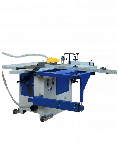 Combiné 2 opérations toupie-scie chariot alu ras de lame monophasé Holzprofi Starter TS1600