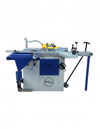 Combiné 2 opérations toupie-scie chariot alu ras de lame monophasé Holzprofi Starter TS1600