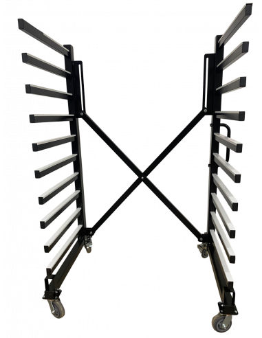 Chariot de séchage modulable CHS-760 | Profondeur 760 mm