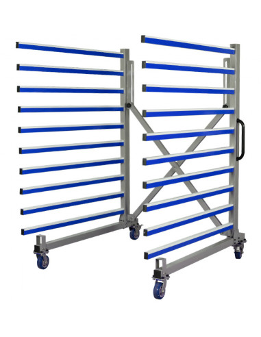 Chariot de séchage simple face 1395 mm | Panneaux bois