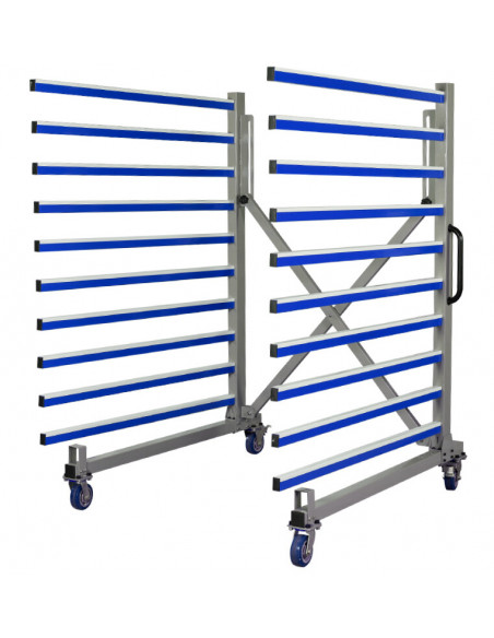 Chariot de séchage simple face 1395 mm | Panneaux bois