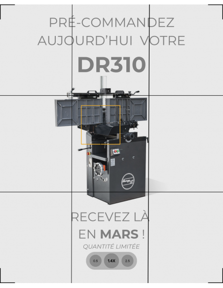 Pack Précommande Dégau-rabot DR310 310 mm | Holzprofi