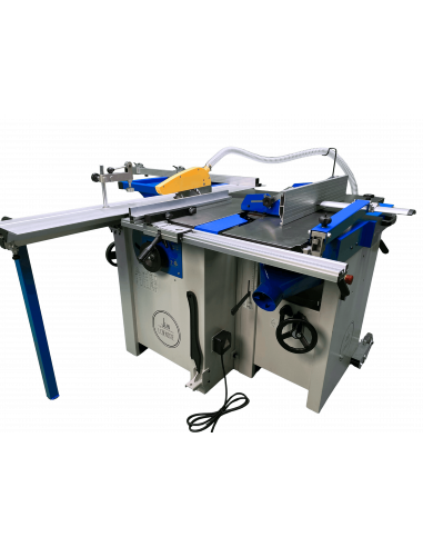 Combinée bois COMB250-SPIRAL-MONO | 5 opérations monophasée