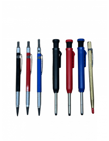 Ensemble de 6 crayons et pointes à tracer – Précision, durabilité et confort pour tous vos traçages