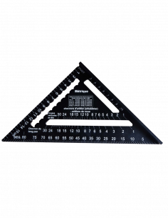 Pack équerres de charpentier 175 + 300 mm – Aluminium anodisé précision pro 2