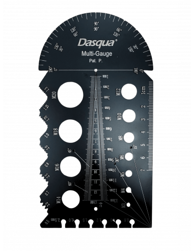 Set 5 outils de mesure professionnels – Équerres, jauge et traçage
