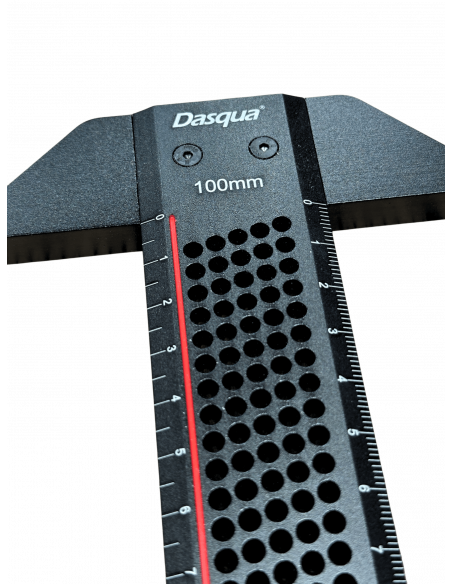 Règle à tracer à butée 100 mm – Traçage parallèle précis