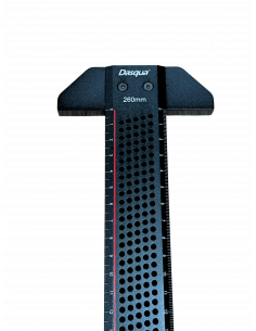 Règle à tracer à butée 260 mm - Traçage précis 2
