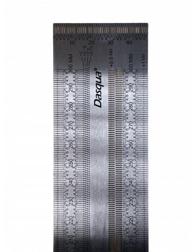 Règle à tracer de précision 300 mm – Traçage ultra précis 0,25 mm inox
