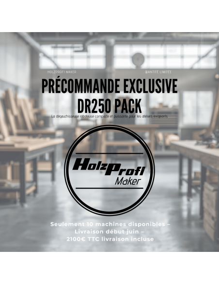 Pack Précommande Dégau-rabot DR250 250 mm | Holzprofi