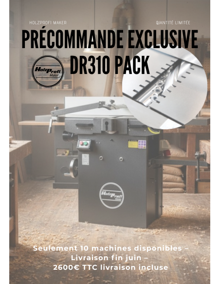 Pack Précommande Dégau-rabot DR310 310 mm | Holzprofi