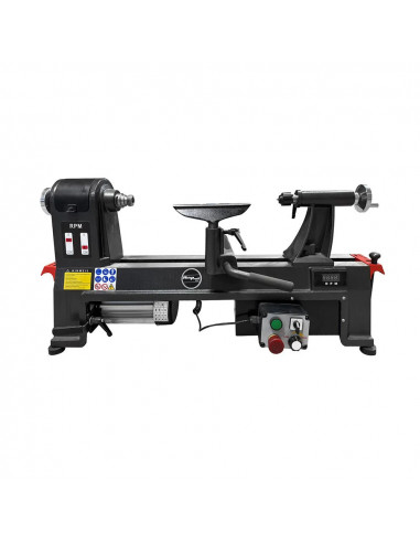 Tour à bois monophasé à variateur de fréquence Holzprofi maker MC1420VF