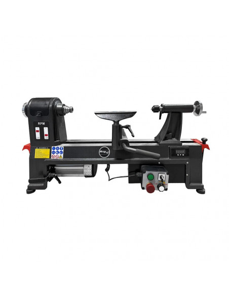 Tour à bois monophasé à variateur de fréquence Holzprofi maker MC1420VF