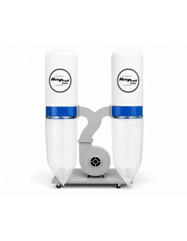 Aspirateur mobile monophasé 320 litres / 2 sacs Jean l'ébéniste FM300S-MONO