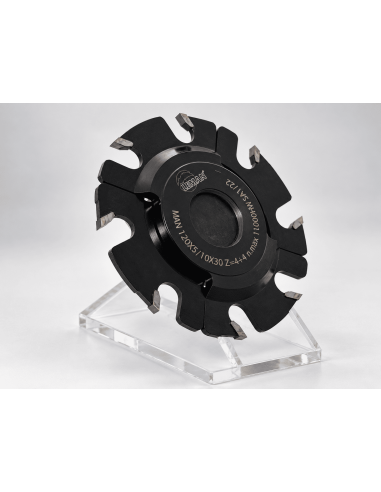 Fraise à rainer extensible HW brasée Ø120 × 5–9,5 × 30 mm – Z2×4