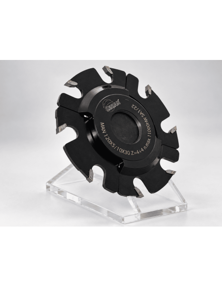 Fraise à rainer extensible HW brasée Ø120 × 5–9,5 × 30 mm – Z2×4