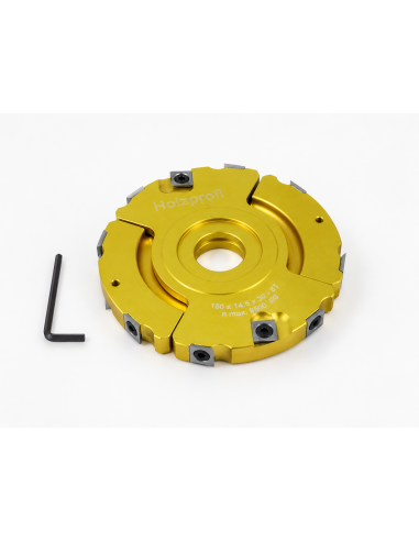 Porte-outils à tenon et feuillure PFT01 – Ø150 × 14–28 × 30 mm