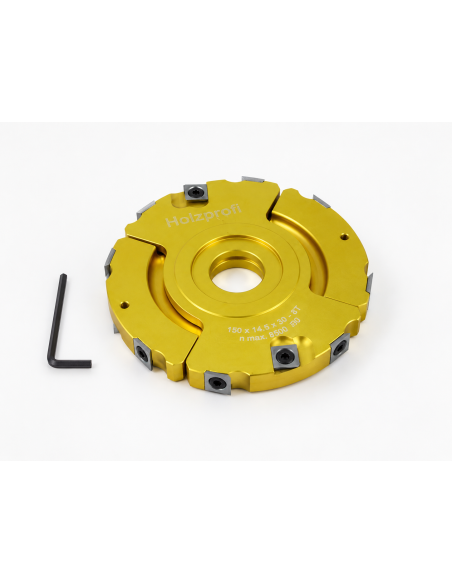 Porte-outils à tenon et feuillure PFT01 – Ø150 × 14–28 × 30 mm