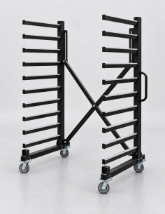 Chariot de séchage modulable CHS-760 | Profondeur 760 mm