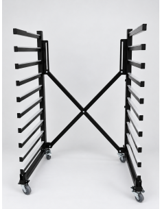 PROMO - Chariot de séchage extensible 1395 mm – 10 étagères – CHS-1395 2