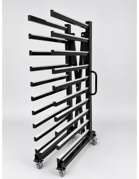 PROMO - Chariot de séchage extensible 1395 mm – 10 étagères – CHS-1395