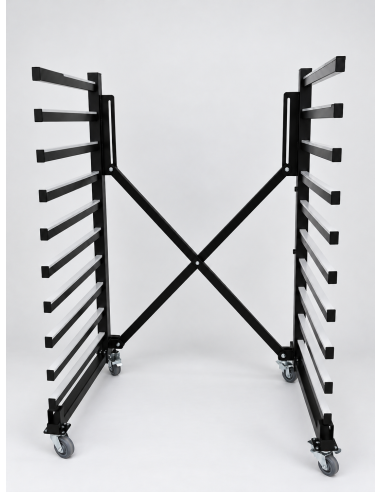 PROMO - Chariot de séchage extensible 760 mm – 10 étagères – CHS-760