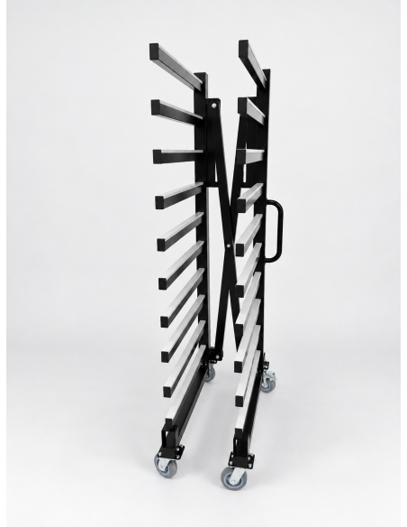 PROMO - Chariot de séchage extensible 760 mm – 10 étagères – CHS-760