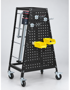 Rack à serre-joints mobile | Rangement atelier – 100 kg
