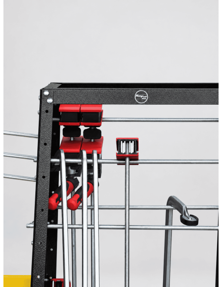 Rack à serre-joints mobile | Rangement atelier – 100 kg